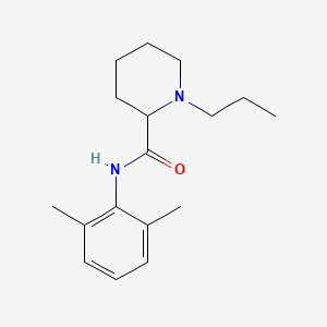 molecular formula C17H26N2O B1212951 N-(2,6-二甲苯基)-1-丙基哌啶-2-甲酰胺 CAS No. 98626-61-0