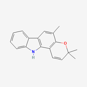 molecular formula C18H17NO B1212953 吉里尼宾 CAS No. 23095-44-5