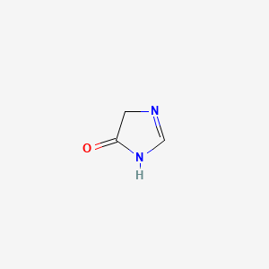 molecular formula C3H4N2O B1212955 4-咪唑酮 CAS No. 1968-28-1