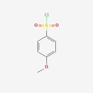 molecular formula C7H7ClO3S B1212957 4-甲氧基苯磺酰氯 CAS No. 98-68-0