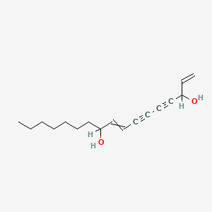 (8E)-heptadeca-1,8-dien-4,6-diyne-3,10-diol