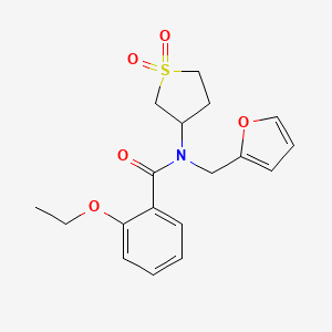 N-(1,1-dioxidotetrahydrothiophen-3-yl)-2-ethoxy-N-(furan-2-ylmethyl)benzamide