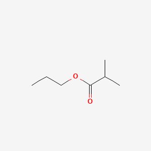 molecular formula C7H14O2 B1212962 异丁酸丙酯 CAS No. 644-49-5