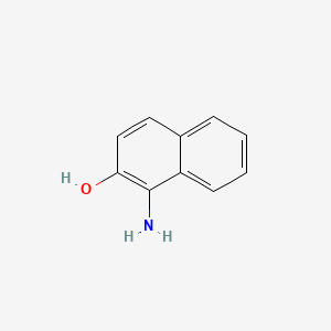 molecular formula C10H9NO B1212963 1-Amino-2-naphthol CAS No. 2834-92-6
