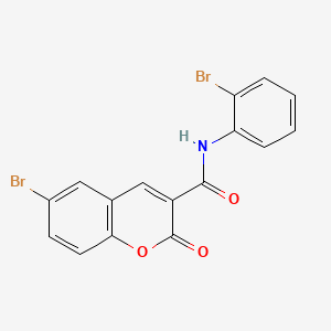 6-bromo-N-(2-bromophenyl)-2-oxo-2H-chromene-3-carboxamide