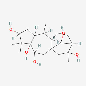 molecular formula C20H34O5 B1212965 Dihydrograyanotoxin II CAS No. 38776-76-0