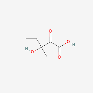 molecular formula C6H10O4 B1212969 3-Hydroxy-3-methyl-2-oxopentanoic acid 