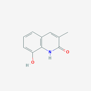 molecular formula C10H9NO2 B1212973 3-甲基-喹啉-2,8-二醇 CAS No. 6917-80-2