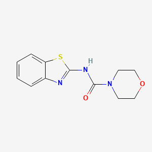 N-(1,3-benzothiazol-2-yl)morpholine-4-carboxamide