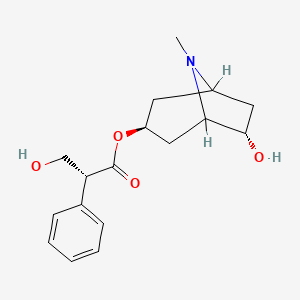 molecular formula C17H23NO4 B1212979 6-Hydroxyhyoscyamine 