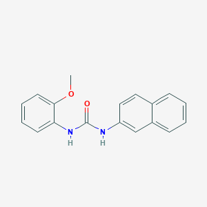 molecular formula C18H16N2O2 B1212980 1-(2-甲氧基苯基)-3-萘基脲 CAS No. 251917-79-0