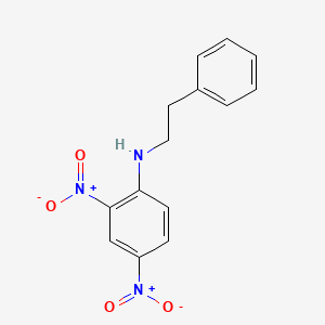 molecular formula C14H13N3O4 B1212988 2,4-Dinitro-N-(2-phenylethyl)aniline CAS No. 29723-30-6
