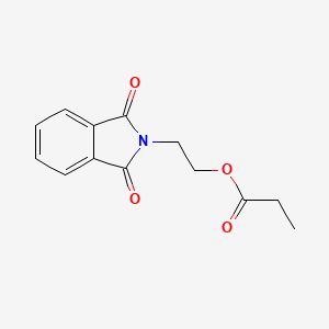 molecular formula C13H13NO4 B12129960 2-Phthalimidoethyl propionate CAS No. 61318-34-1