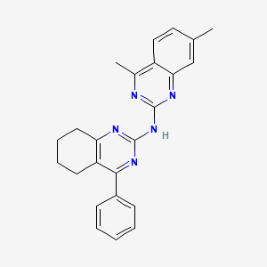 4,7-dimethyl-N-(4-phenyl-5,6,7,8-tetrahydroquinazolin-2-yl)quinazolin-2-amine