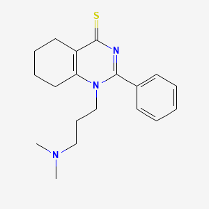 1-[3-(Dimethylamino)propyl]-2-phenyl-5,6,7,8-tetrahydroquinazoline-4-thione