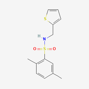 2,5-dimethyl-N-(thiophen-2-ylmethyl)benzenesulfonamide