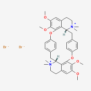 molecular formula C40H48Br2N2O6 B1213047 Dimethylcycleanine CAS No. 75846-14-9