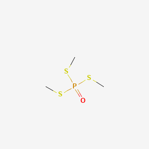 molecular formula C3H9OPS3 B1213050 S,S,S-Trimethyl phosphorotrithioate CAS No. 681-71-0