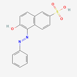 molecular formula C16H12N2O4S B1213056 C.I. Acid orange 12 CAS No. 23481-33-6