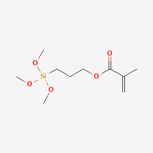 molecular formula C10H20O5Si B1213057 3-(三甲氧基甲硅烷基)丙烯酸甲酯 CAS No. 2530-85-0