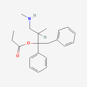 molecular formula C21H27NO2 B1213060 Norpropoxyphene CAS No. 3376-94-1