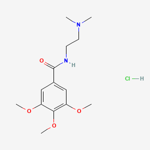 N-[2-(dimethylamino)ethyl]-3,4,5-trimethoxybenzamide hydrochloride