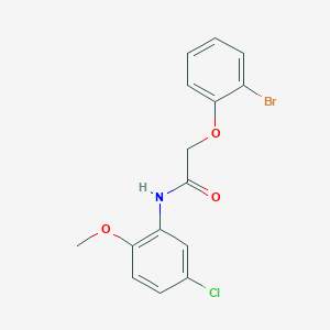 2-(2-bromophenoxy)-N-(5-chloro-2-methoxyphenyl)acetamide