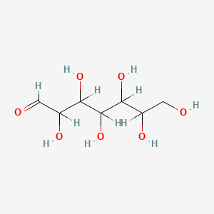 molecular formula C7H14O7 B1213071 d-Glycero-d-galacto-heptose CAS No. 5328-64-3