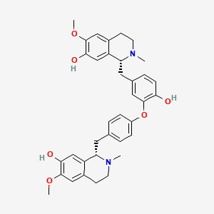 molecular formula C36H40N2O6 B1213081 Berbamunine CAS No. 485-18-7