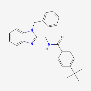 N-[(1-benzyl-1H-1,3-benzodiazol-2-yl)methyl]-4-tert-butylbenzamide