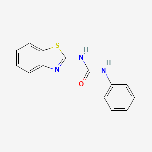 B1213139 1-(1,3-Benzothiazol-2-yl)-3-phenylurea CAS No. 26135-12-6