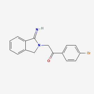 1-(4-Bromophenyl)-2-(1-iminoisoindolin-2-yl)ethan-1-one