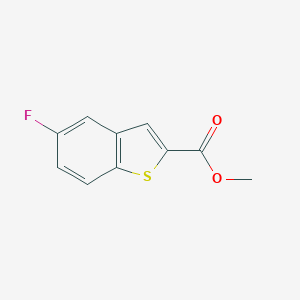 molecular formula C10H7FO2S B121314 Methyl 5-fluoro-1-benzothiophene-2-carboxylate CAS No. 154630-32-7