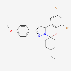 molecular formula C24H26Br2N2O2 B12131416 C24H26Br2N2O2 