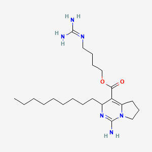 molecular formula C22H40N6O2 B1213143 克拉姆贝辛A 