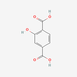 molecular formula C8H6O5 B1213156 2-Hydroxyterephthalic acid CAS No. 636-94-2