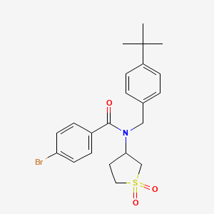 4-bromo-N-(4-tert-butylbenzyl)-N-(1,1-dioxidotetrahydrothiophen-3-yl)benzamide