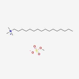 molecular formula C20H45NO4S B1213161 Hexadecyltrimethylammonium methyl sulphate CAS No. 65060-02-8