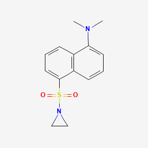 molecular formula C14H16N2O2S B1213162 丹磺酰叠氮环丙烷 CAS No. 51908-46-4