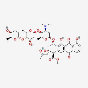 molecular formula C43H55NO16 B1213180 Sulfurmycin F CAS No. 83829-33-8