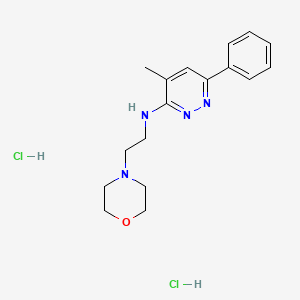 molecular formula C17H24Cl2N4O B1213187 米那普林二盐酸盐 CAS No. 25953-17-7