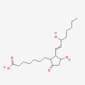 molecular formula C20H34O5 B1213199 8-iso Prostaglandin E1 