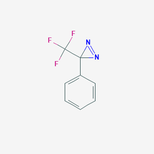 molecular formula C8H5F3N2 B121320 3-Phenyl-3-(trifluoromethyl)-3H-diazirine CAS No. 73899-14-6