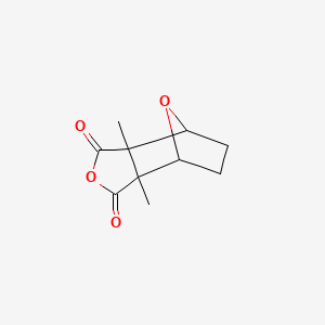 molecular formula C10H12O4 B1213202 4,7-环氧异苯并呋喃-1,3-二酮，六氢-3a,7a-二甲基- CAS No. 80558-50-5
