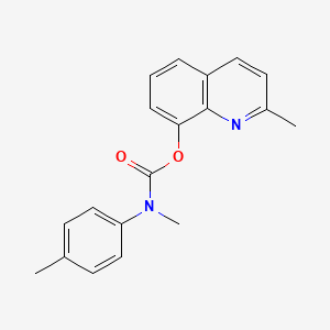 (2-methylquinolin-8-yl) N-methyl-N-(4-methylphenyl)carbamate