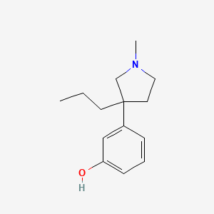 molecular formula C14H21NO B1213207 Profadol CAS No. 428-37-5