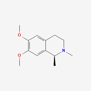 molecular formula C13H19NO2 B1213228 (+-)-肉碱 CAS No. 38221-25-9