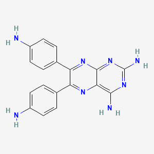 B1213234 6,7-Bis(4-aminophenyl)pteridine-2,4-diamine CAS No. 151648-52-1