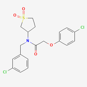 N-(3-chlorobenzyl)-2-(4-chlorophenoxy)-N-(1,1-dioxidotetrahydrothiophen-3-yl)acetamide