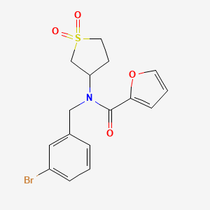 N-(3-bromobenzyl)-N-(1,1-dioxidotetrahydrothiophen-3-yl)furan-2-carboxamide